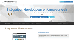 Desktop Screenshot of conseil-webmaster.com