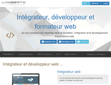 Tablet Screenshot of conseil-webmaster.com